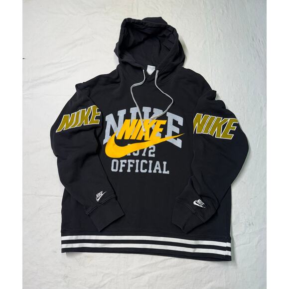 Nike Other - Nike Sportswear Official French Terry Pullover Hoodie Black DD6168-010 Men’s XL